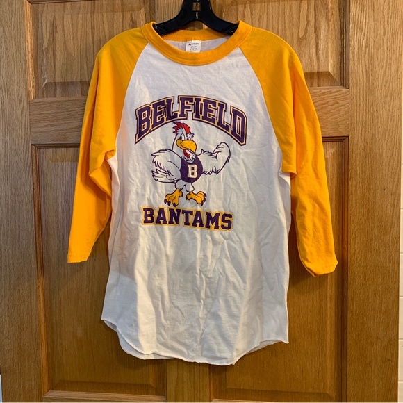 Belfield ND Bantams Jersey - Chicken Banty Rooster Fun Apparel Adult M Medium - Picture 1 of 4